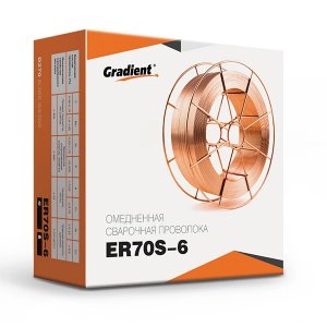 Дріт зварювальний 1,2 мм (15 кг) обміднений ER70S-6 котушка D270-15 (Gradient)