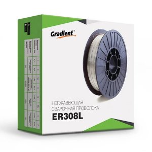 Дріт зварювальний 1,2 мм (5 кг) нержавіюча ER308L котушка D200-5 (Gradient)
