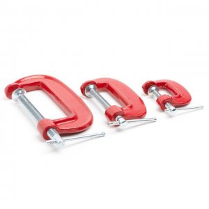 Набір струбцин столярних 3 шт. 1"; 2"; 3" (Intertool, HT-6013)
