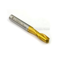 Фреза шпоночна ц/х Ф 8 мм 63/20 DIN 327 Р6М5К5 (HSSCo5) TiN шліфована А1 (IS)