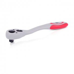 Рукоятка з храповим механізмом на 72 зуба 1/4" вигнута Cr-v(Professional) Intertool, HT-2107