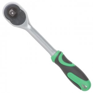 Рукоятка з храповим механізмом на 72 зуба 3/8", Cr-V. (Intertool, HT-2125)