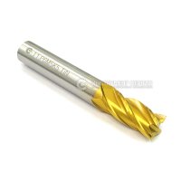 Фреза кінцева ц/х Ф 11,0 z=4 72/22 DIN844 Р6М5К5 (HSSCo5) TiN шліфована А1 (IS)