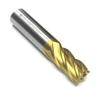 Фреза кінцева ц/х Ф 20,0 z=4 104/38 DIN844 Р6М5К5 (HSSCo5) TiN шліфована кл.А1 (IS)