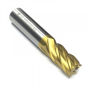 Фреза кінцева ц/х Ф 20,0 z=4 104/38 DIN844 Р6М5К5 (HSSCo5) TiN шліфована кл.А1 (IS)