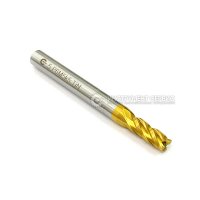 Фреза кінцева ц/х Ф 5,0 z=4 57/13 DIN844 Р6М5К5 (HSSCo5) TiN шліфована А1 (IS)