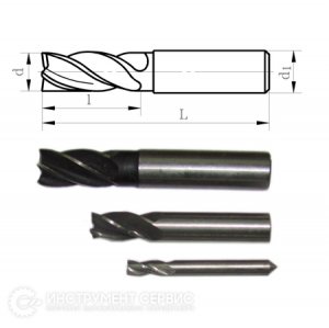Фреза кінцева ц/х Ф 22,0 z=5 104/38 Р6М5 (К)