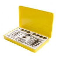 Набір мітчиків та плашок 20 шт. М3-М12 (MasterTool, 15-1420)