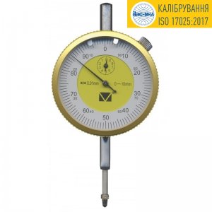 Індикатор годинникового типу ИЧ-05 0,01 кл.0 (калібрування ISO 17025) Мікротех®