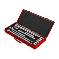 Набір торцевих головок з тріскачкою 1/2", 24 предмета (MTX MASTER, 135829)