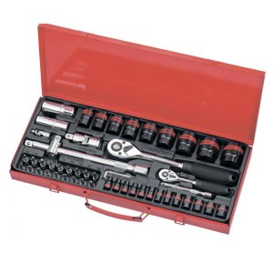 Набір слюсарно-монтажний з квадратом 1/4", 1/2", 53 предмета (MTX MASTER, 135859)