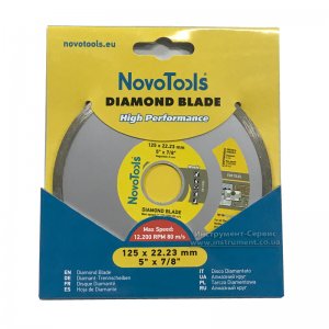 Алмазний круг NovoTools Basic 125 мм*5 мм*22,23 мм Плитка (DBB125/C)