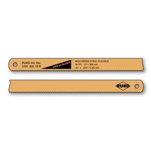 Полотно ножовочне ручне 300x13x0,65 RUKO HSS 24 TPI bi-flexible
