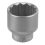 Головка торцева 32 мм, 1/2", 12-гранна, CrV, хром (STELS, 13674)