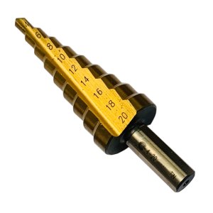 Свердло ступінчасте 4-20 мм, Р6М5 TIN (IS)