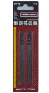 Пилочне полотно T101B, 75 мм, н-р 2 шт, по дереву (Haisser, 6111522)