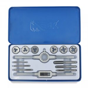 Набір мітчиків і плашок 14 шт. М3-М10, тримачі 2 шт (WERK, 2839974)