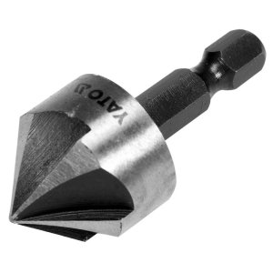 Зенківка конічна по металу Ф 20,5 x 45мм, кут 45°, HSS, HEX-1/4" (YATO, YT-44726)